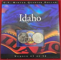 2007 D Idaho U.S. Minted Quarter Dollar Set