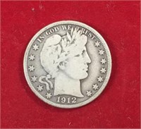 1912 Barber Half Dollar VG