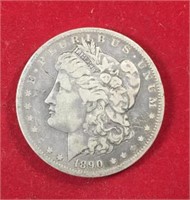 1890 O Morgan Dollar VG