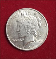 1924 Peace Dollar BU