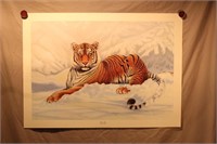 Jim Oliver Print - Siberian Tiger