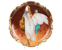 Hand Painted Limoges Charger - Signed