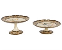 Limoges for Bennett Bros. Compotes - Pair