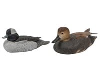 Two Carved Decoys - Signed