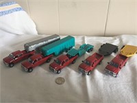 TRUCKS  W/TRAILERS   COMBINATION  (10 PCS  5