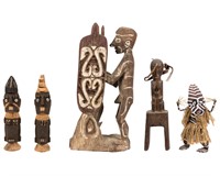 Primitive African Figural Carvings