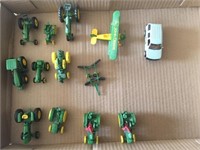 MOSTLY JOHN DEERE 1/64 SCALE VINTAGE TRACTOR