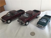 DODGE TOY TRUCKS   (3 PCS)