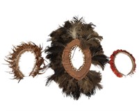 Masai Feather Headdresses - Three