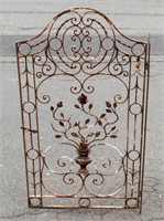 Floral Wrought Iron Gate