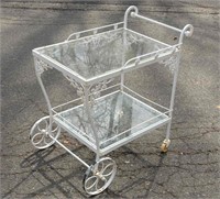 Wrought Iron Tea Cart