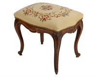 French Style Needlepoint Bench