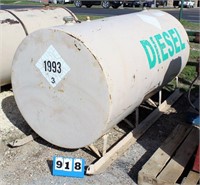 Diesel Fuel Storage Tank, Approx. 400 gal