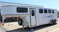 Titan 4-Horse Slant Trailer, Approx. 22' Long