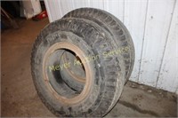 Pair of Goodyear 10-100-20 Tires