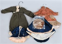 3-VINTAGE DOLL OUTFITS