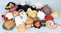 LARGE LOT of DOLL HATS