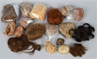 LOT of DOLL WIGS and PATES