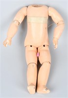 FRENCH BEBE JUMEAU COMPOSITION JOINTED DOLL BODY