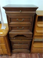 Pair of wooden nightstands