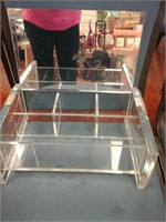 Mirror and lucite box