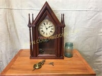 Handmade clock by Clarence Schulze
