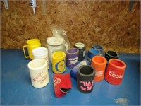 Vintage Can Coozies, Advertising Mugs