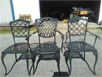 Cast  Aluminum Table & Chairs