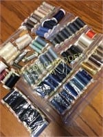 Large lot of assorted thread