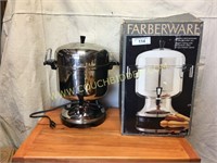 Retro Farberware stainless coffee urn