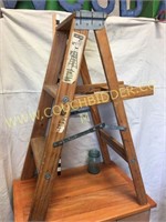 Small wooden utility ladder