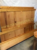 Beautiful handmade pine bed frame