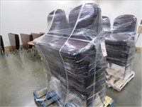 LOT, (16) PADDED STACKING CHAIRS ON THIS PALLET