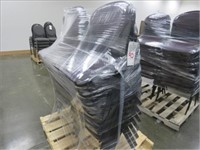 LOT, (14) PADDED STACKING CHAIRS ON THIS PALLET