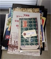 Qty of stamps and stamp collector books