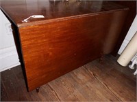 Mahogany drop leaf table (one leaf is off of