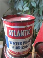 Vtg. Atlantic Water Pump Lubricant 1 lb. Can