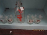 Koontz Qt. Milk Bottle & Pharmacy Adv. Glasses