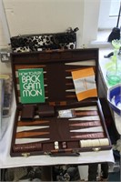Backgammon set, boxed
