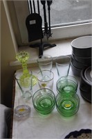 Collection of glass ware
