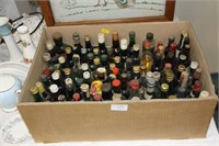 Box of vintage miniatures
