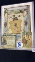Group of sleepy eye Collectibles including: 1904