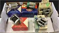 Collection of 5 Fishing Reels in Original
