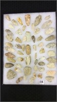 Collection of Approx. 57 Various Arrowheads &