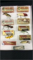Collection of 9 Old Fishing Lures w/