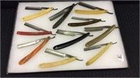 Collection of 10 Straight Razors