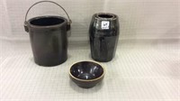 Lot of 3 Peoria Pottery Pieces Including