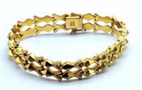 18ct yellow gold bracelet