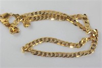 Italian 9ct yellow gold necklace