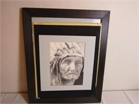 Navajo Print with Frame